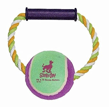 Juguete De La Cuerda De Scooby Doo Redonda Con La Pelota De