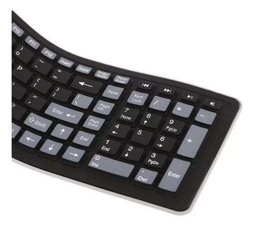 X Teclado De Computadora Inalámbrico Teclado Flexible