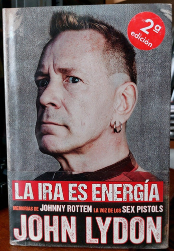La Ira Es Energia-john Lydon-la Voz De Los Sex Pistols-(ltc)
