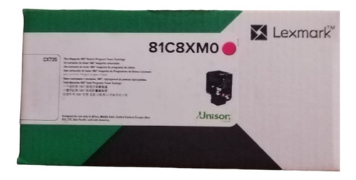 Toner Lexmark 81c8xm0 