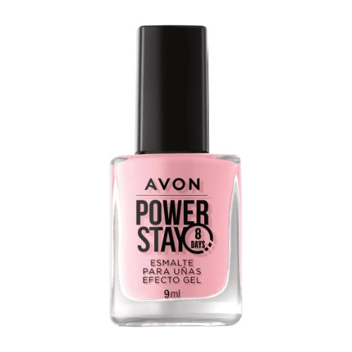 Esmalte Avon Power Stay 8 Days Efecto Gel 9ml Rosa