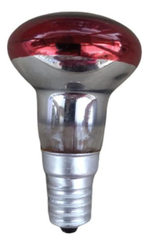 Lampada R39 240v 25w Refletora Vermelha E14 Luminaria Lava