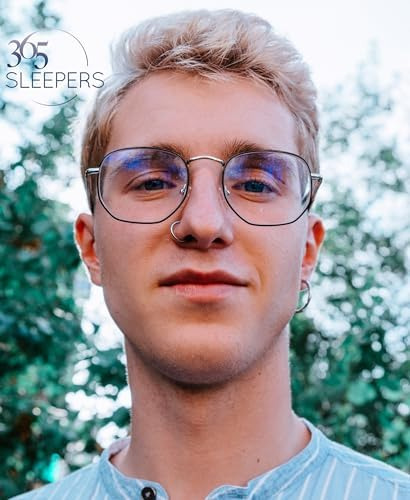 365 Sleepers Pendientes Durmientes De Aro Con Bisagras De Pl