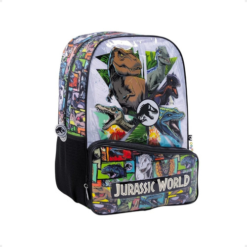 Mochila Infantil Escolar Jurassic World Original 45x30 Cm