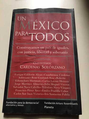 Un Mexico Para Todos (Usado)