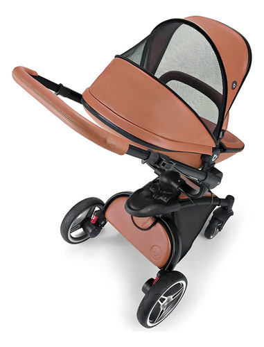 Carrinho Passeio Moisés Candy Caramelo E Bebê Conforto Litet