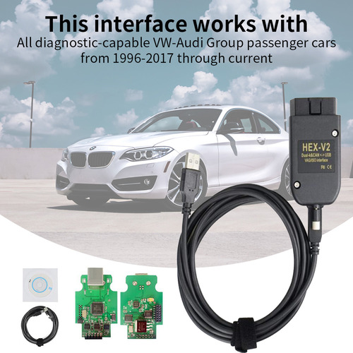 Escáner Vag Com Hex V2 Obd2 - Lector De Códigos Vagcom 21.9