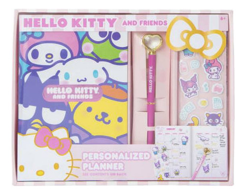 Set Agenda Personalizada Hello Kitty Y Sus Amigos Oficial