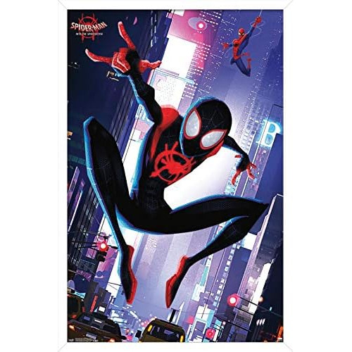 Póster De Pared De Calle De Spiderman Into The Spiderv...