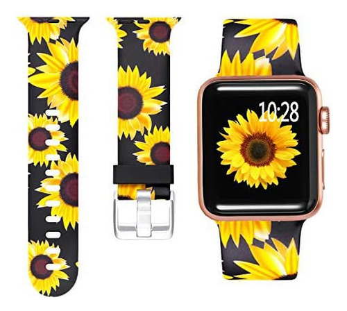 Malla P/apple Watch 44/45/49mm S9&ultra 2 8/7/6 B.flower M/l