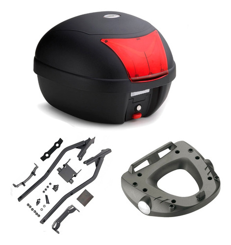 Baul Trasero 28 L Con Soporte P/ Honda Vfr Cross Runner 800