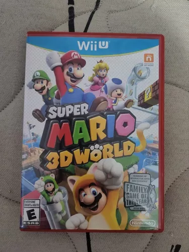 Jogo Super Mario 3d World Mídia Física SemiNovo Nintendo Wii U