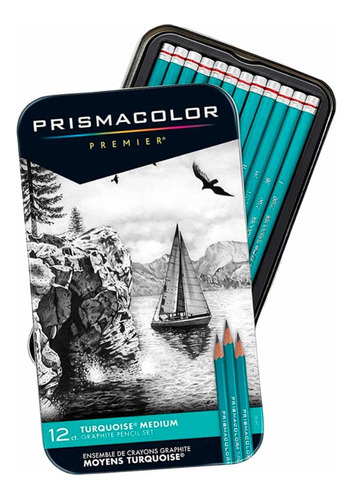 Sets De Grafitos Prismacolor Turquoise