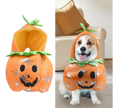 Disfraz De Calabaza Para Perro, Accesorio Original Para