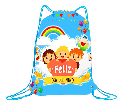 Morralito Dulceros Personalizados 106 Pz- Feliz Día Del Niño