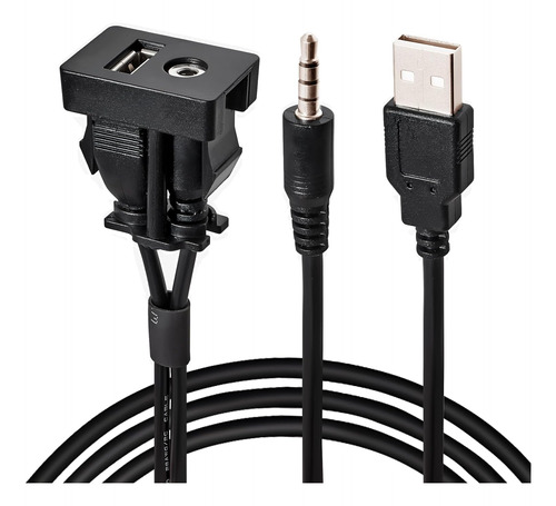 Montaje Usb Aux Toyota, Cable De Extensión 3.5mm