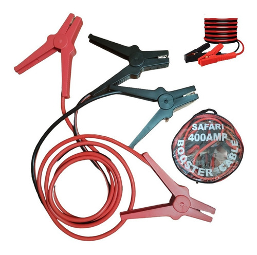 Cable Para Batería De Auto 400amp Pinzas Cocodrilo Cobre 2.5