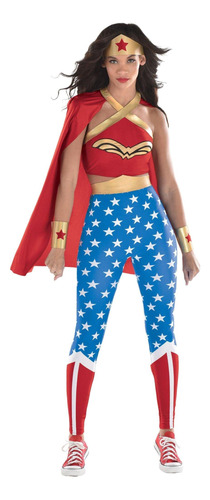 Party City Dc Wonder Woman Disfraz De Halloween Para Mujer -