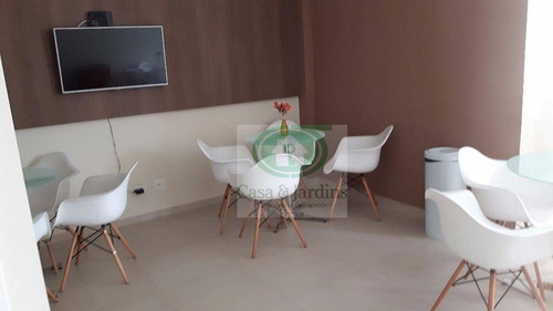 Imagem 21 de 26 de Apartamento Para Alugar, 50 M² Por R$ 2.300,00/mês - Campo Grande - Santos/sp - Ap5038