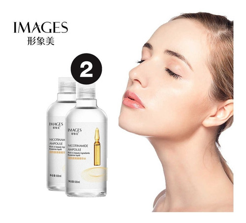 Imagen 1 de 6 de Toner Facial Spa Nicotinamida Essence Ampoule 500 Ml Cherry