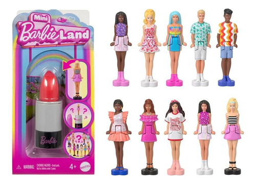 Barbie Mini Barbieland Muñeca Fashionista Sorpresa Labial