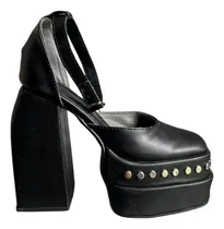 Comprar Sandalia Mujer Taco Alto Bratz Plataforma Tiras Hebilla Moda