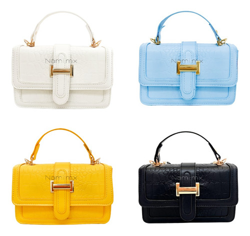 Glamour Bolso Bucket Liviano Al Hombro Confeccionado En Lona