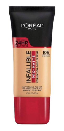 Base Infallible Loreal 105 Natural Bei - mL a $3000