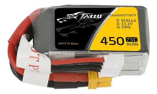 Batería Lipo 3s 11,1v 450mah 75c Tattu