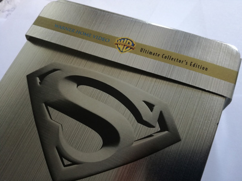 Superman Ultimate Collectors Edit. Caja Metal-olograma 14dvd