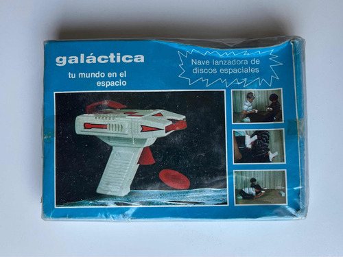 Galáctica Nave Lanzadora De Discos Espaciales Mexico Vintage