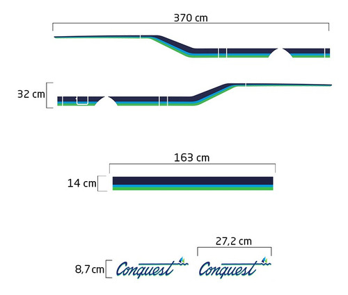 Kit De Faixa Decorativa Adesivo Chevrolet D20 1992 Conquest
