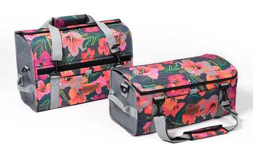 Imagen 6 de 10 de Bolso Weekender 20/30 Lts Chilly Hibiscus