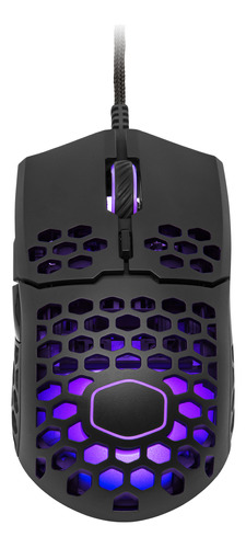 Mouse Cooler Master Mm711 Kkol1 Negro Rgb 16k Dpi