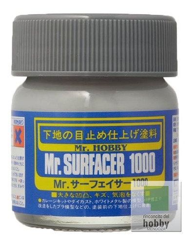 Imagen 1 de 2 de Mr Hobby Mr. Surfacer 1000 Sf-284 40ml Rdelhobby Mza