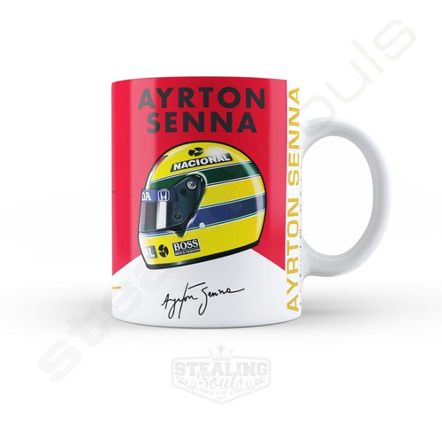 Taza Fierrera - Ayrton Senna #32 | World F1 Champion Edition