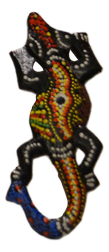 Escultura De Lagarto Gecko Suspensão De 10 Cm C 10 Cm C