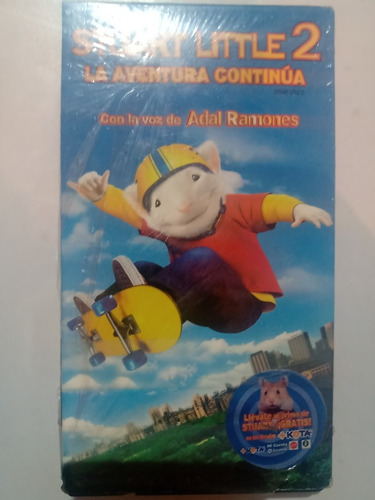 Película Vhs Stuart Little 2 Adal Ramones Original