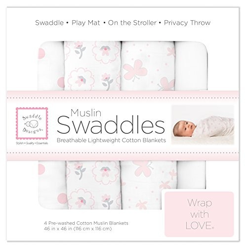 Mantas 4 Piezas Muselina Swaddledesigns Swaddle, Twinkle & L