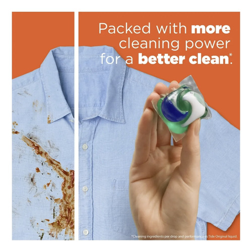 Tide Pods Detergente Cápsulas 39 Lavadas Aroma Spring Meadow