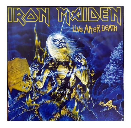 Iron Maiden - Live After Death -  Lp Vinilo Doble Nuevo 
