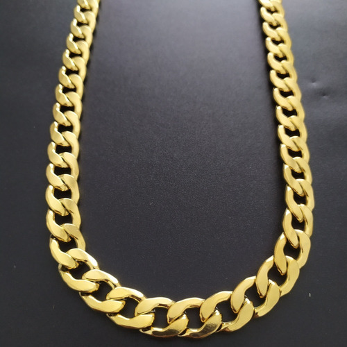 Imagem 7 de 10 de Corrente Masculina Dourada 70 Cm Garantia E Nota Fiscal