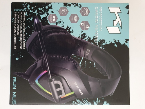 Auricular Runmus 7.1 Surround Xbox One / Ps4 / Pc / Mac Rgb
