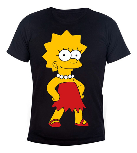 Remera Algodón Unisex The Simpsons Lisa