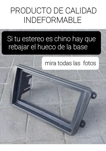 comprar Base Frente Estereo Doble 2 Din Vw Gol Años Del 2017 Al 2022