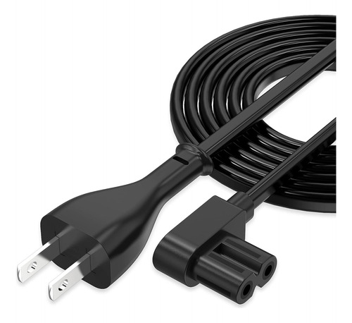 Cable De Alimentación De Tv Agvee De 12 Pies, 90 Grados En F