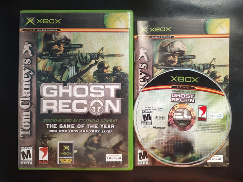 Ghost Recon Xbox Clásico Primera Generación Original Físico 