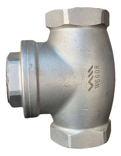 Valvula Check De 1-1/2 Acero Inoxidable