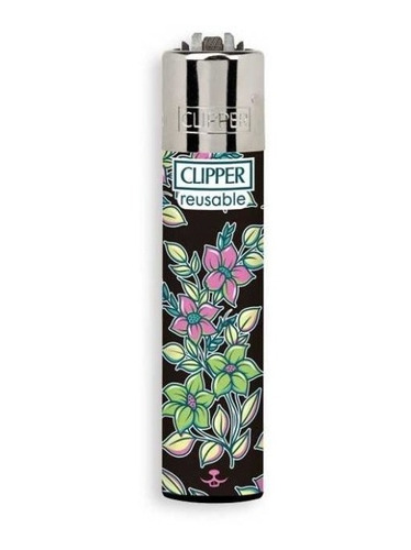 Encendedor Clipper Dark Flowers - Ramos Grow