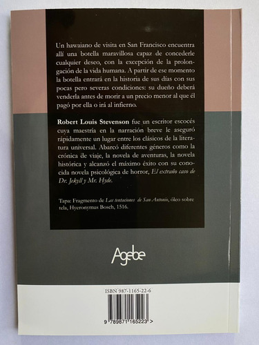 El Diablo En La Botella Y Otros Relatos Editorial Agebe